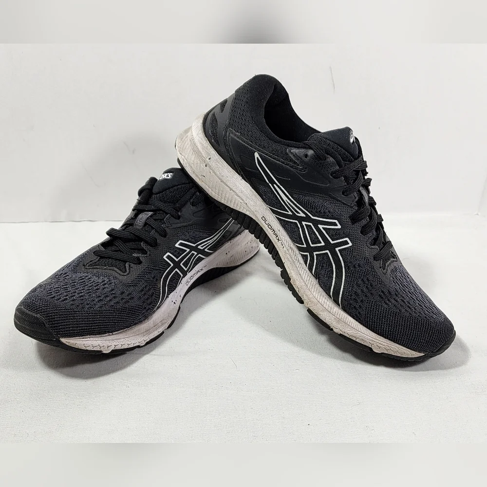 ASICS GT-1000 WOMEN'S RUNNING SHOES, SIZE 9, BLACK - Picture 1 of 10